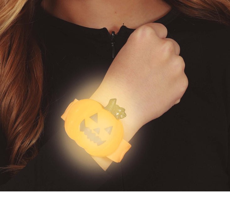 Halloween-armband Pumpa