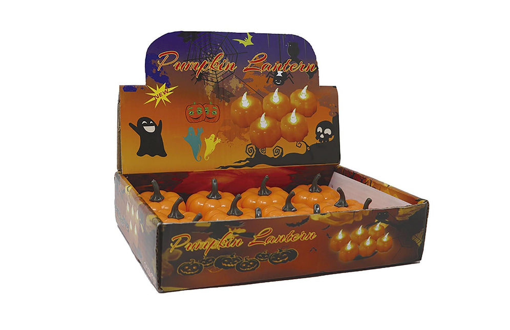 Halloween bordsdekoration pumpa ljus