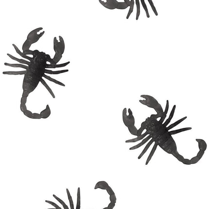 Svart Halloween Bordsdekoration Whorl Pioner 6cm 7st