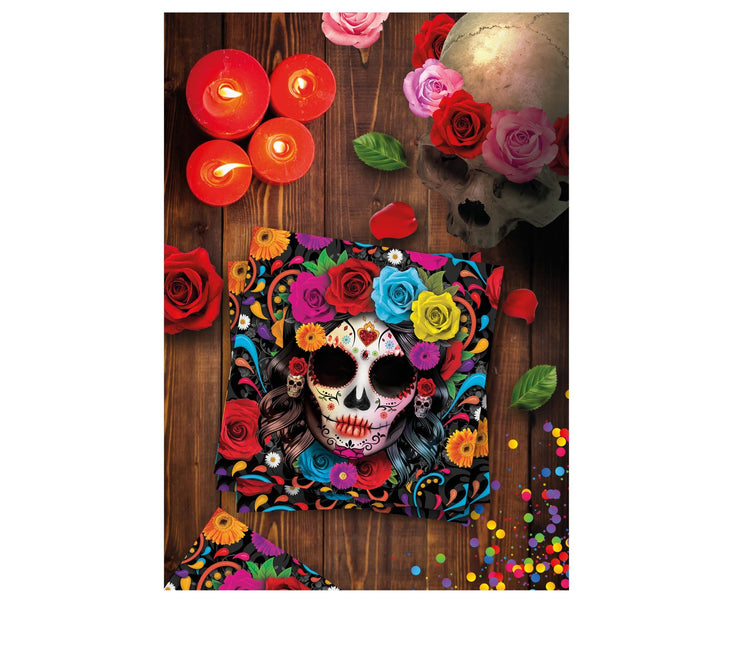 Halloween Servetter Skalle 33cm