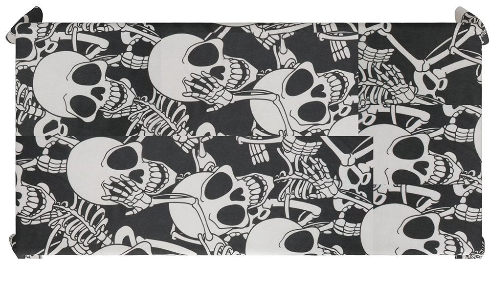 Halloween Bordsduk Dödskalle 1,77m
