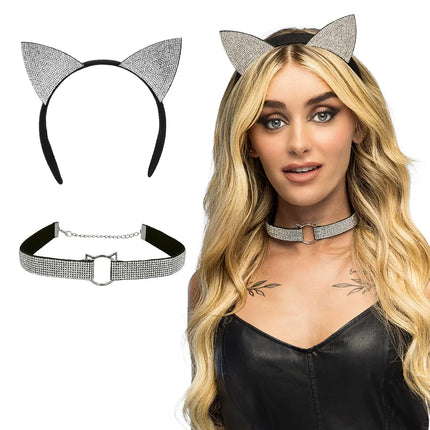 Kat Accessoireset Glitters 2 delig