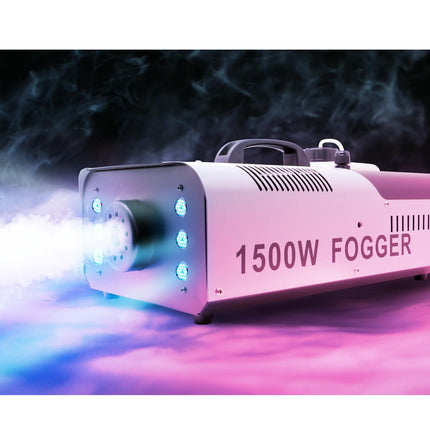Rökmaskin med ljus och kontroll 1500W