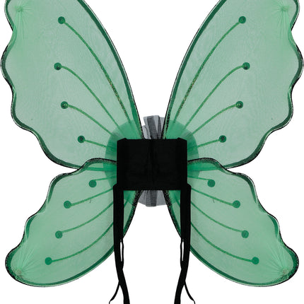 Butterfly Dress Up Set Grön flicka 2 delar