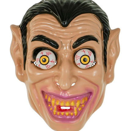 MASK GUNGANDE ÖGON VAMPYR HÅRDPLAST