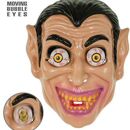 MASK GUNGANDE ÖGON VAMPYR HÅRDPLAST