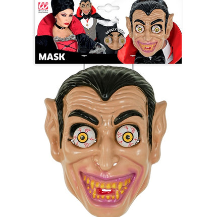 MASK GUNGANDE ÖGON VAMPYR HÅRDPLAST