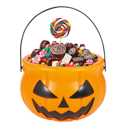Halloween hink pumpa 11cm