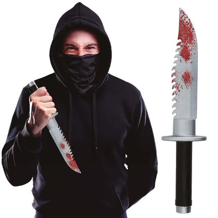 Halloween Fejk Machete Bloody 33cm