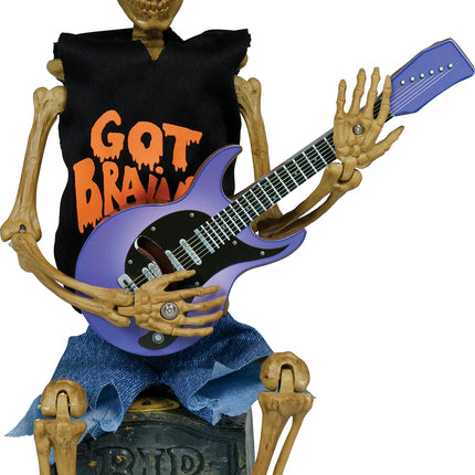 Halloween-skelettgitarr 30 cm
