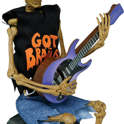 Halloween-skelettgitarr 30 cm