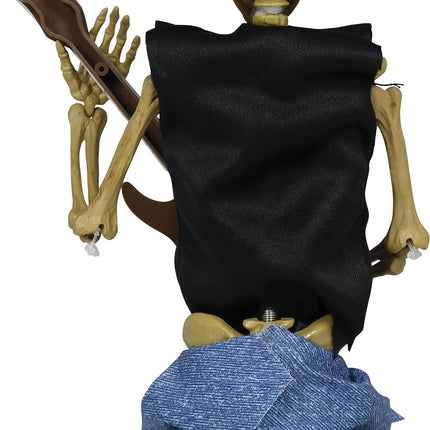Halloween-skelettgitarr 30 cm