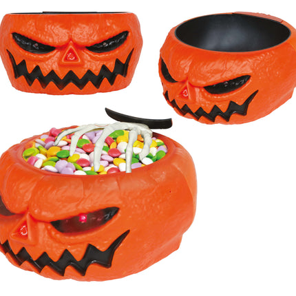 Halloween-skål i form av en pumpa, 25 cm