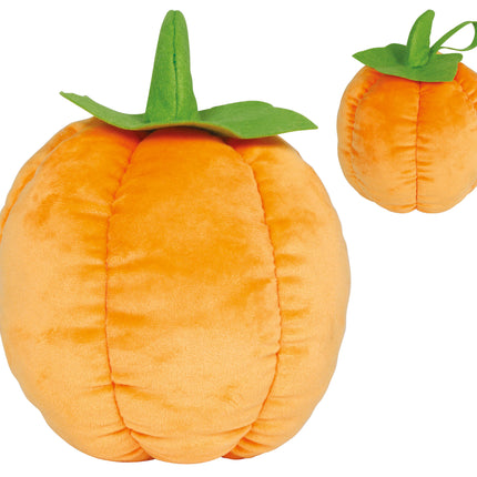 Halloween-gosedjur, orange pumpa, 18 cm