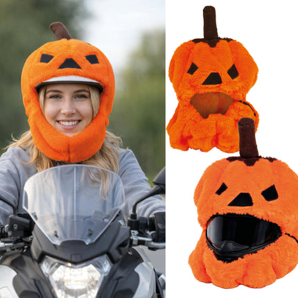 Halloween-pumpa, orange hjälmskydd
