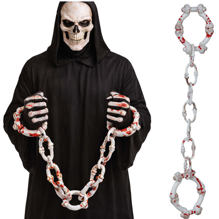 Halloween-handbojor med benmotiv, 55 cm