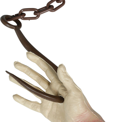 Halloween Nep Hand Met Haak 57cm