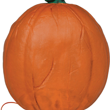 Halloween-pumpa, orange med ljus, 28 cm