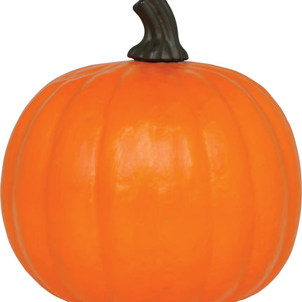 Halloween-pumpa i orange skumplast med belysning, 28 cm