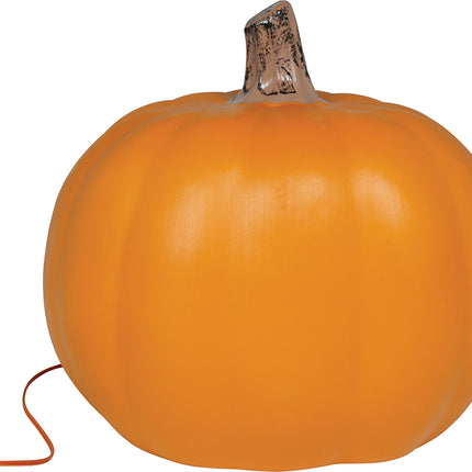 Halloween-pumpa som ler med belysning, 28 cm