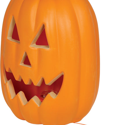 Halloween-pumpa med belysning, 40 cm