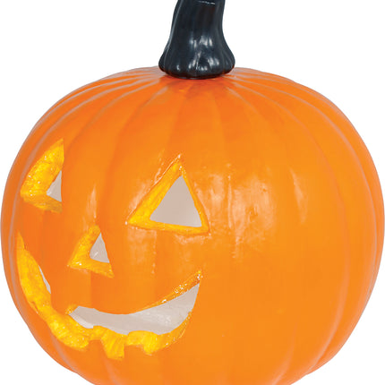 Halloween-pumpa med belysning, 45 cm