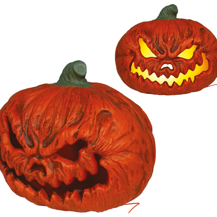 Halloween-pumpa med ljus, 38 cm