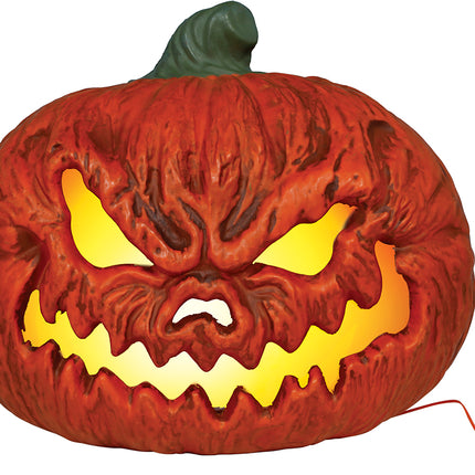 Halloween-pumpa med ljus, 38 cm