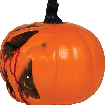 Halloween-pumpa, orange, skräck, 20 cm