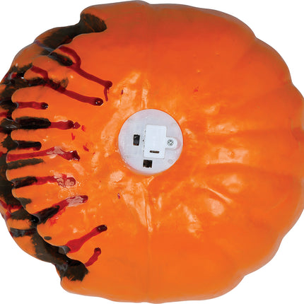 Halloween-pumpa, orange, skräck, 20 cm