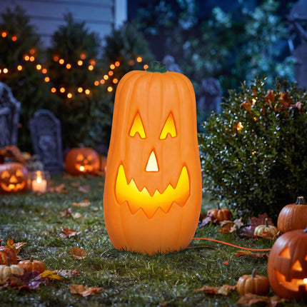 Halloween-pumpa, orange ljus, 70 cm