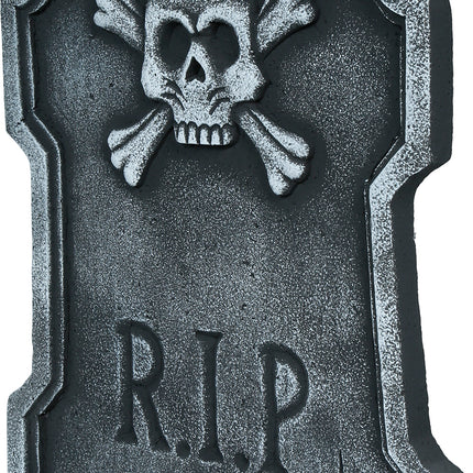 Halloween-gravsten, grå, Rip, 55 cm