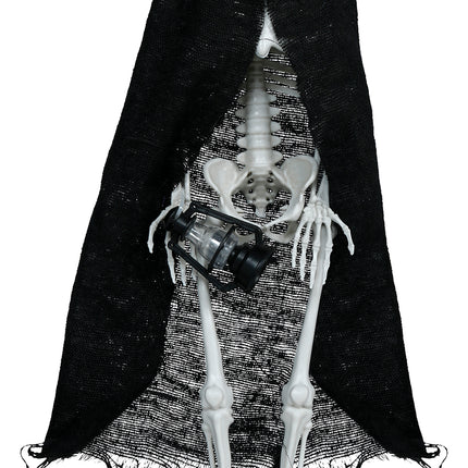 Halloween-skelettkappa 40 cm