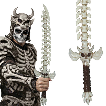 Halloween-leksakssvärd med ben, 65 cm
