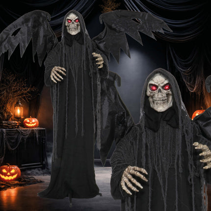 Halloween-skelett med ljus, ljud och rörelse, 1,7 m