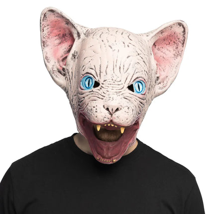 Latex-huvudmask ”Horror cat”