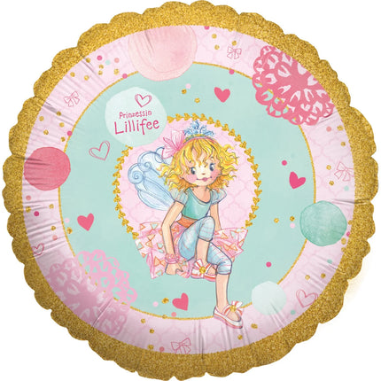 Prinsessan Lillifee – rund heliumballong, tom, 45 cm