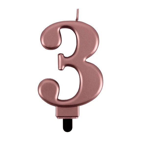 3 Jaar Kaars Rose Goud van VDV Benefit koop je bij Partywinkel