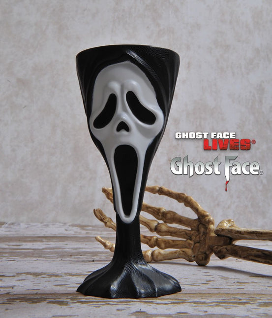Halloween Kopp Svart Vit Spöke