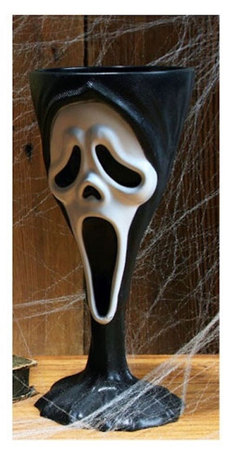 Halloween Kopp Svart Vit Spöke