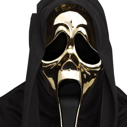 Ghostface-mask, guld
