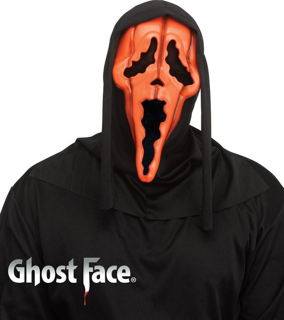 Ghostface-mask, orange pumpa