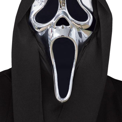 Ghostface-mask, silver