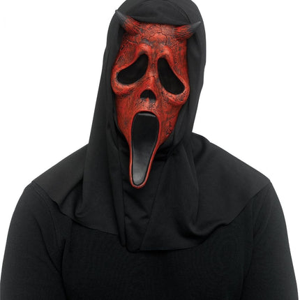 Ghostface-mask, röd