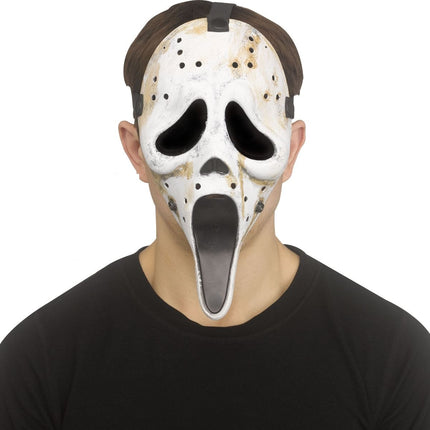 Ghostface-mask, sliten