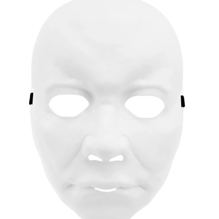 MASK FÖR MÄN – HÅRD PLAST, VIT