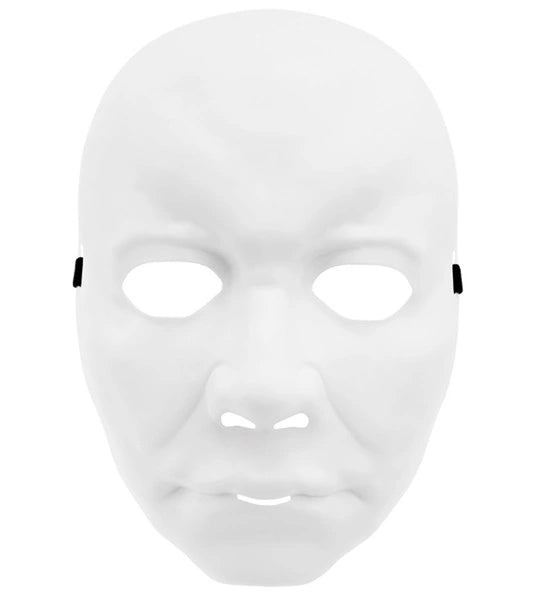 Vit Mime-ansiktsmask