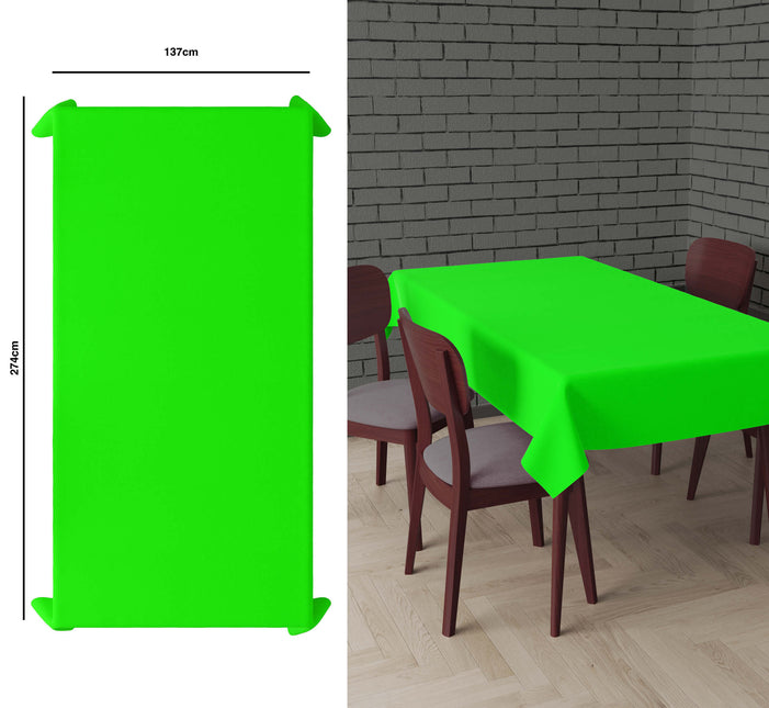 Grön bordsduk 2,74 m