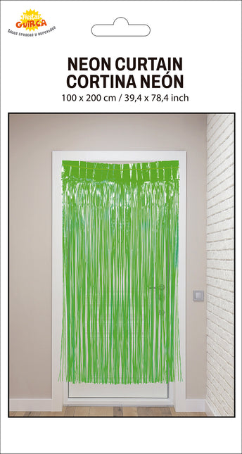 Grön dörrridå 2m