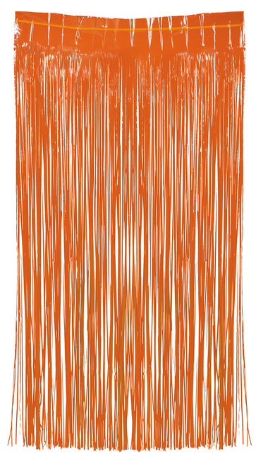 Orange dörrgardin 2m